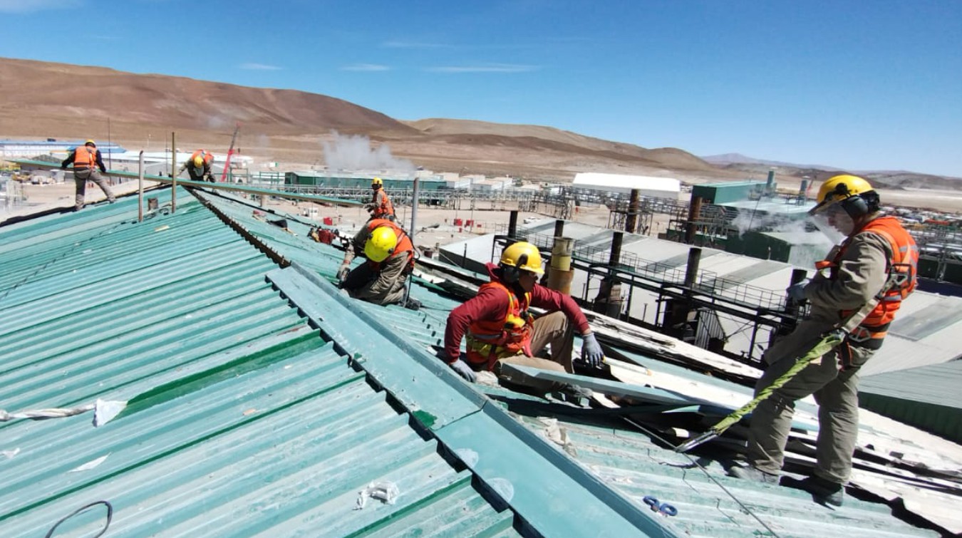 recambio de paneles livent minera minera tresA 3a obras civiles Salta 3